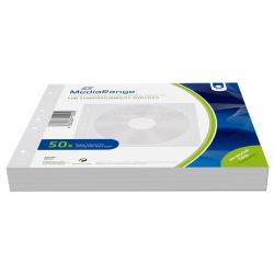 MediaRange BOX60 étui disque optique Housse 2 disques Blanc 