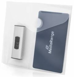 MediaRange BOX986 logement pour clé USB Polypropylène [PP] Transparent 
