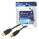 MediaRange MRCS101 câble USB 1,8 m USB A USB B Noir 