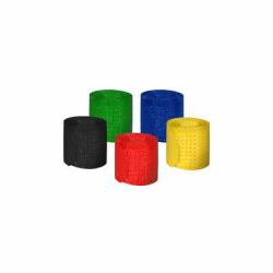 MediaRange MRCS302 serre-câbles Attache-câble à bande velcro Nylon Noir, Bleu, Vert, Rouge, Jaune 5 pièce[s] 