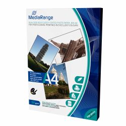 MediaRange MRINK108 papier photos A4 Blanc Hautement brillant 