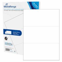 MediaRange MRINK142 étiquette auto-collante Permanent Blanc 150 pièce[s] 