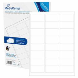 MediaRange MRINK150 étiquette auto-collante Permanent Blanc 1200 pièce[s] 