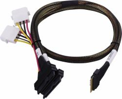 Microchip Technology 2305200-R câble Serial Attached SCSI [SAS] 0,8 m Noir, Multicolore 