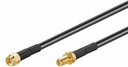 Microconnect 51675 câble coaxial 1 m RP-SMA Noir 