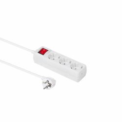 Microconnect GRU0033WS multiprise 3 m 3 sortie[s] CA Blanc 