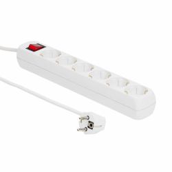 Microconnect GRU0063W multiprise 3 m 6 sortie[s] CA Intérieure Blanc 