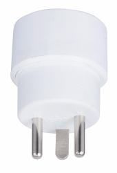 Microconnect GRUPADK adaptateur prise d'alimentation Type K [DK] Type E [FR] Blanc 
