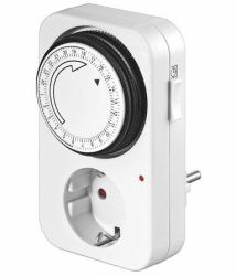 Microconnect GRUTIMER minuteur électrique Blanc Programmateur journalier 