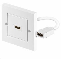 Microconnect HDMWALL1 prise de courant HDMI Blanc 