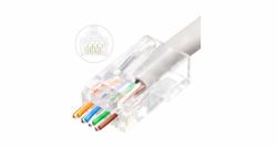 Microconnect KON505-50EZ connecteur de fils RJ-45 Transparent 