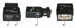 Microconnect MC-CONMVGAHM convertisseur de signal vidéo 