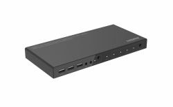 Microconnect MC-HDMIKVM0401-4K commutateur écran, clavier et souris Noir 