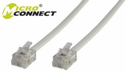 Microconnect MPK102 câble de téléphone 2 m Blanc 