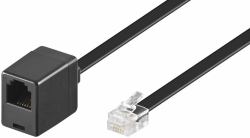 Microconnect MPK103FB câble de téléphone 3 m Noir 