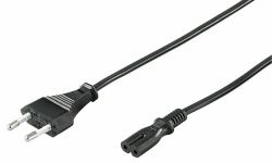 Microconnect PE030710 câble électrique Noir 1 m Prise d'alimentation type C Coupleur C7 