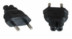 Microconnect PEEUC7AD adaptateur prise d'alimentation Type M C7 Noir 
