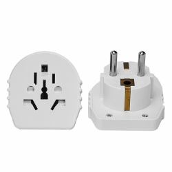 Microconnect PETRAVEL15 adaptateur prise d'alimentation Universel Blanc 