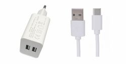 Microconnect USB3.1CA1SETW chargeur d'appareils mobiles Smartphone Blanc Secteur Intérieure 