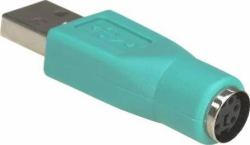 Microconnect USBA-M/PS2-F changeur de genre de câble Violet  - version étrangère