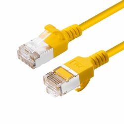 Microconnect V-FTP6A05Y-SLIM câble de réseau Jaune 5 m Cat6a U/FTP [STP] 