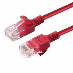 Microconnect V-UTP6A015R-SLIM câble de réseau Rouge 1,5 m Cat6a U/UTP [UTP] 