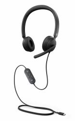Microsoft MS Modern USB-C Headset Black DA/FI/NO/SV Commercial - Headset Casque Avec fil Arceau Bureau/Centre d'appels USB Type-C Noir 
