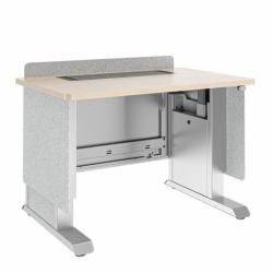 Middle Atlantic Products FML-42AE1MS-EU pupitre Gris, Argent 65,8 kg 