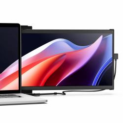 Mobile Pixels Duex Max DS écran plat de PC 35,8 cm [14.1"] 1920 x 1080 pixels Full HD LCD Noir 