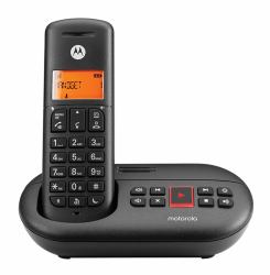 Motorola E211 Téléphone DECT Identification de l'appelant Noir  - version étrangère