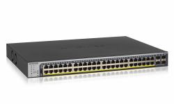 NETGEAR GS752TP Géré L2/L3/L4 Gigabit Ethernet [10/100/1000] Connexion Ethernet, supportant l'alimentation via ce port [PoE] 1U Noir 