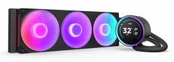 NZXT Kraken Elite 420 RGB Processeur Refroidisseur de liquide tout-en-un 14 cm Noir 1 pièce[s] 