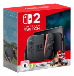 Nintendo Switch 2 + Mario Kart World console de jeux portables 20,1 cm [7.9"] 256 Go Écran tactile Wifi Noir 