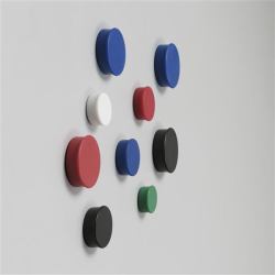 Nobo Aimants 20 mm coloris assortis [10] 