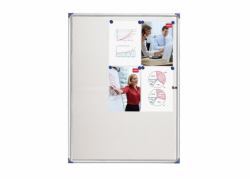 Nobo Vitrine d`intérieur extra plate à fond magnétique 9xA4 