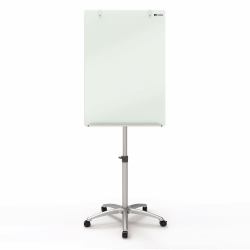 Nobo Chevalet mobile magnétique en verre Diamond 