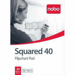Nobo Bloc papier quadrillé pour paperboard de 40 feuilles [A1] 