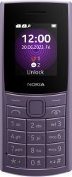 Nokia 110 4G [2023] 4,57 cm [1.8"] 94,5 g Violet Téléphone numérique 