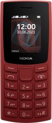 Nokia 105 4,57 cm [1.8"] 78,7 g Rouge Téléphone numérique 