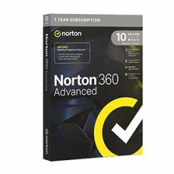 Norton 360 Advanced Sécurité antivirus Commercial 1 licence[s] 1 année[s] 