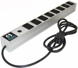 ONLINE USV-Systeme AG ONLINE USV-Systeme IEC10A8IEC10A-RACK protection surtension 8 sortie[s] CA Gris 2 m 