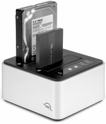 OWC Drive Dock USB 3.2 Gen 2 [3.1 Gen 1] Type-C Noir, Argent 