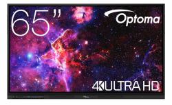 Optoma 3653RK tableau blanc interactif 165,1 cm [65"] 3840 x 2160 pixels Écran tactile Noir 