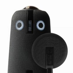 Owl Labs Meeting Owl 4+ et Expansion Mic pour Meeting Owl 4+ : étendez la portée audio de plus de 2,4 m dans les grands espaces. 