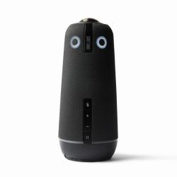 Owl Labs Meeting Owl 4+ – Caméra de visioconférence intelligente 4K, microphone et haut-parleur à 360°, avec des fonctionnalités telles que la focalisation automatique sur la personne qui parle, le zoom intelligent et l’égalisation du bruit 
