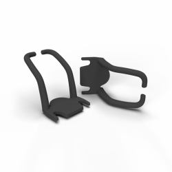 PATCHBOX PBCX8K range-câbles Rack Support de câbles Noir 4 pièce[s] 