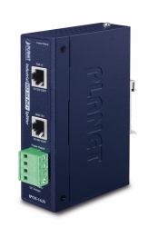 PLANET IPOE-162S séparateur voix-données Connexion Ethernet, supportant l'alimentation via ce port [PoE] Bleu 