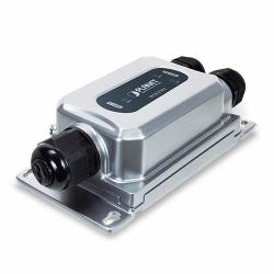 PLANET IPOE-E302 prolongateur réseau Émetteur réseau Noir, Gris 10, 100, 1000 Mbit/s 