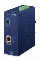 PLANET IXT-900-1X1UP convertisseur de support réseau 10000 Mbit/s Bleu 