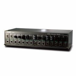 PLANET MC1500 châssis de réseaux 2.4U Noir 